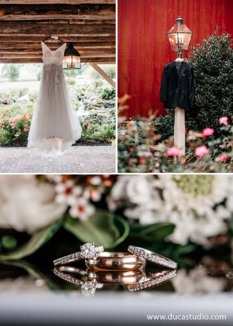 Nick and Elena’s beautiful wedding dresses